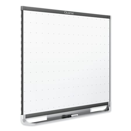 Quartet Prestige 2 Magnetic Total Erase Whiteboard, 72 x 48, Graphite Frame TEM547G